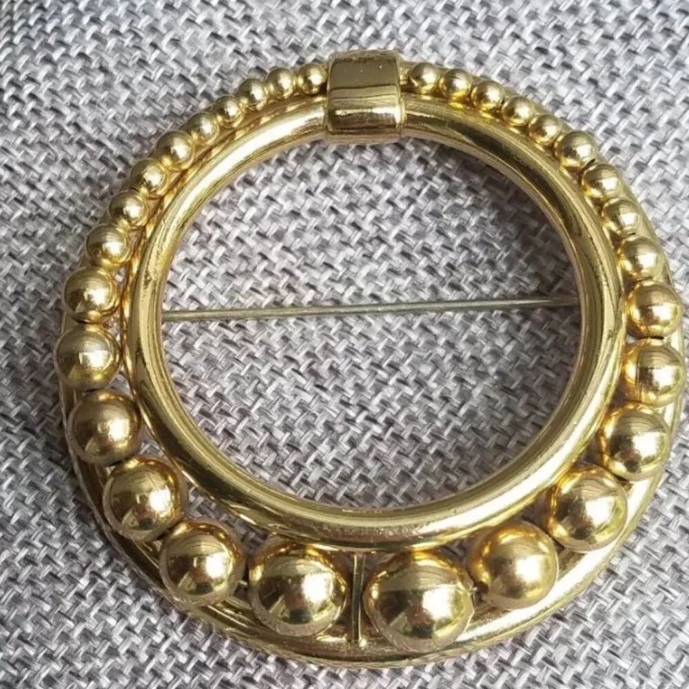 Napier Circle Statement Pin Brooch